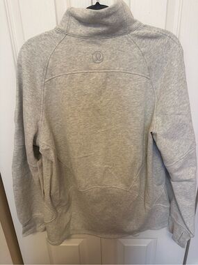 lululemon athletica Ultra Light Heather Gray Quarter-Zip Pullover